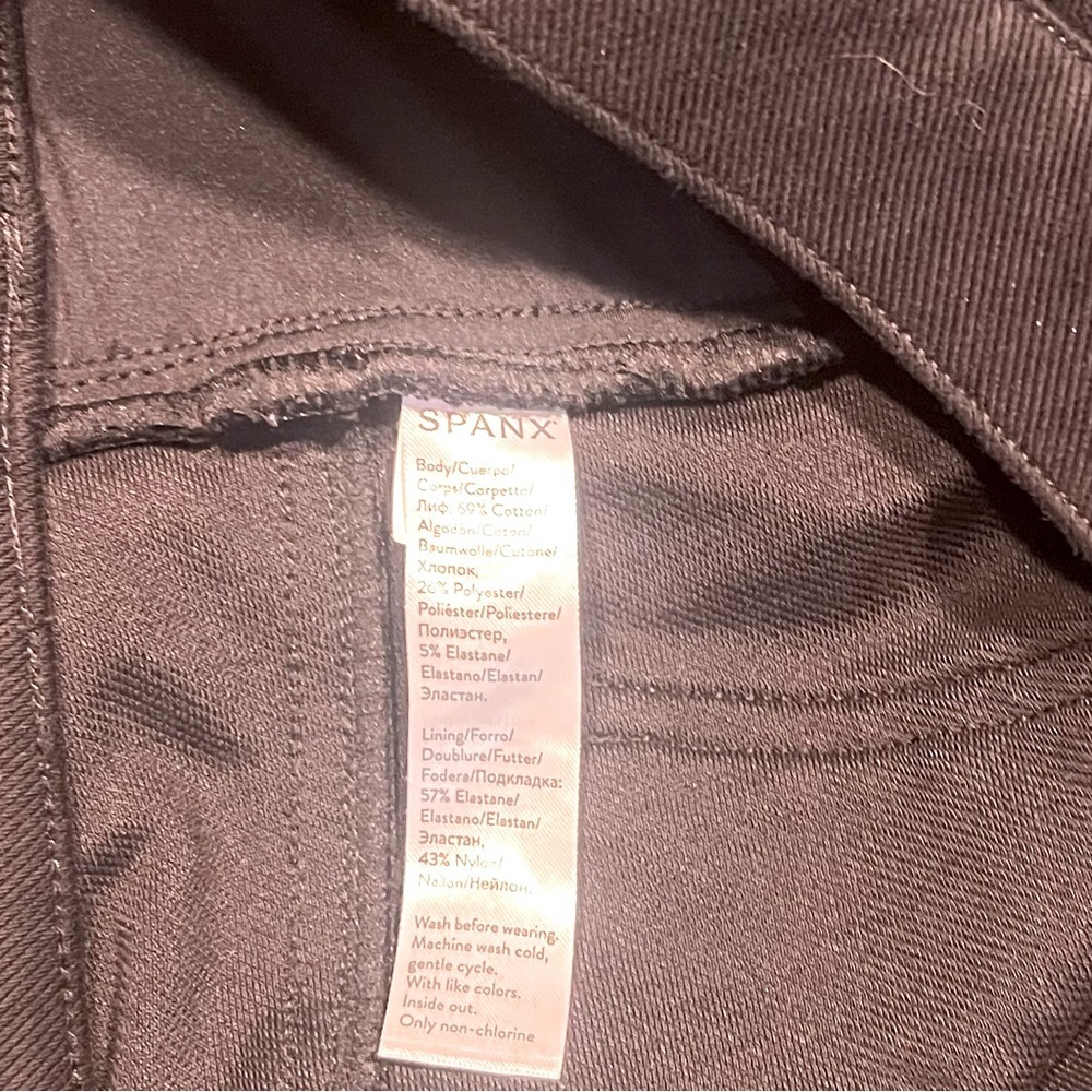 SPANX Black Jean-ish Ankle Leggings Women - Picture 8 of 9